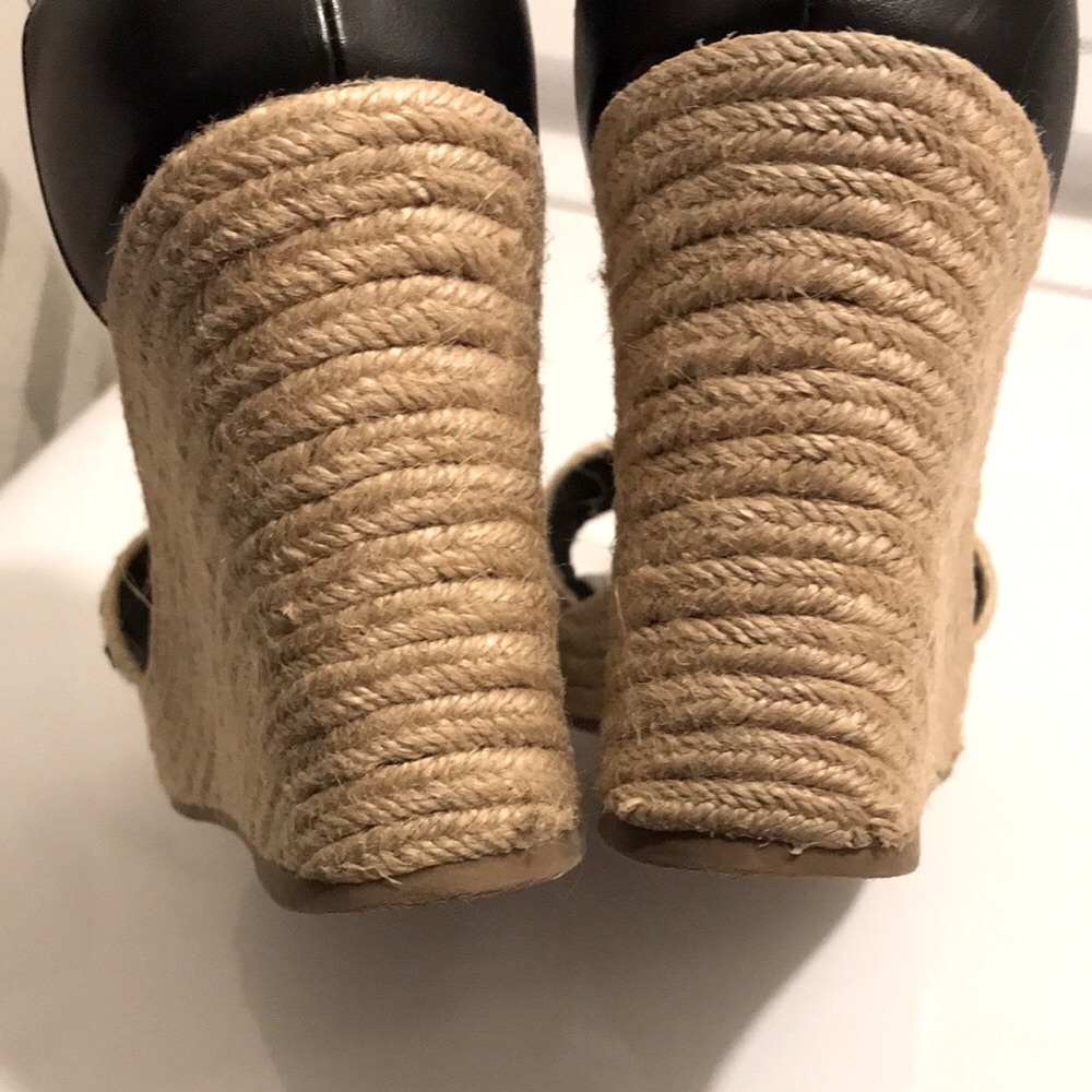 CHRISTIAN SORIANO Espadrille Platform Wedge Sandals - Picture 8 of 8